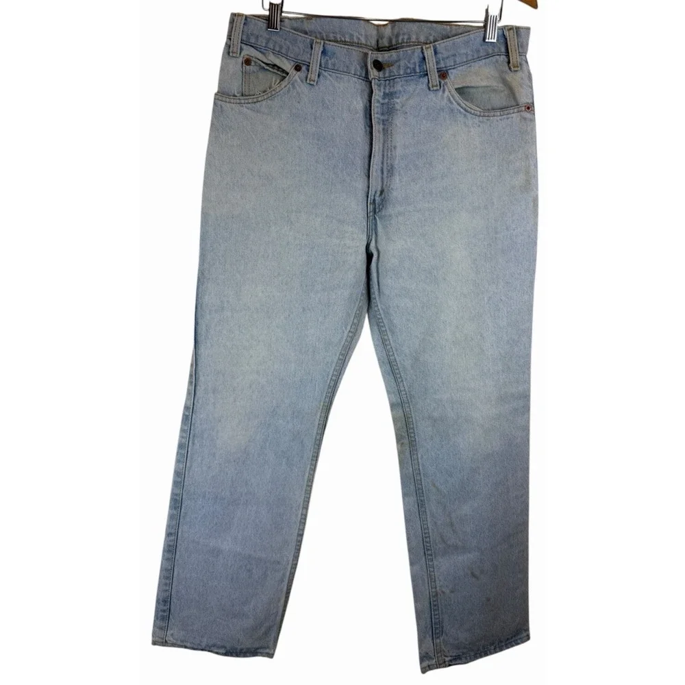 Vintage Levis‎ 549 Low Loose Original Jeans Men's Size 36X29 Made in USA 80's